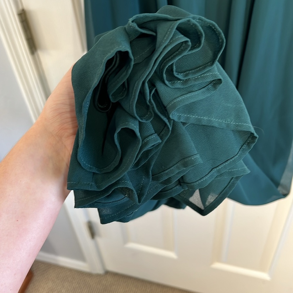 Show Me Your MuMu Teal Maxi Dress - Picture 10 of 14